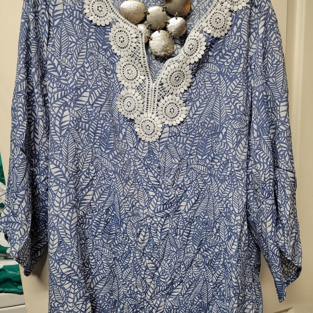 3x rayon polyester washable Robert Louis shirt